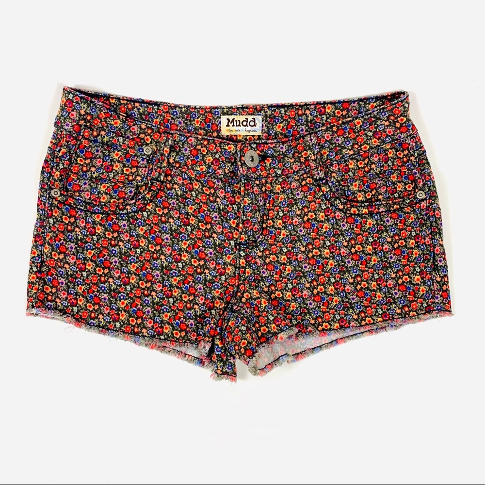 Mudd Floral Women’s Short Shorts Size 9 Juniors